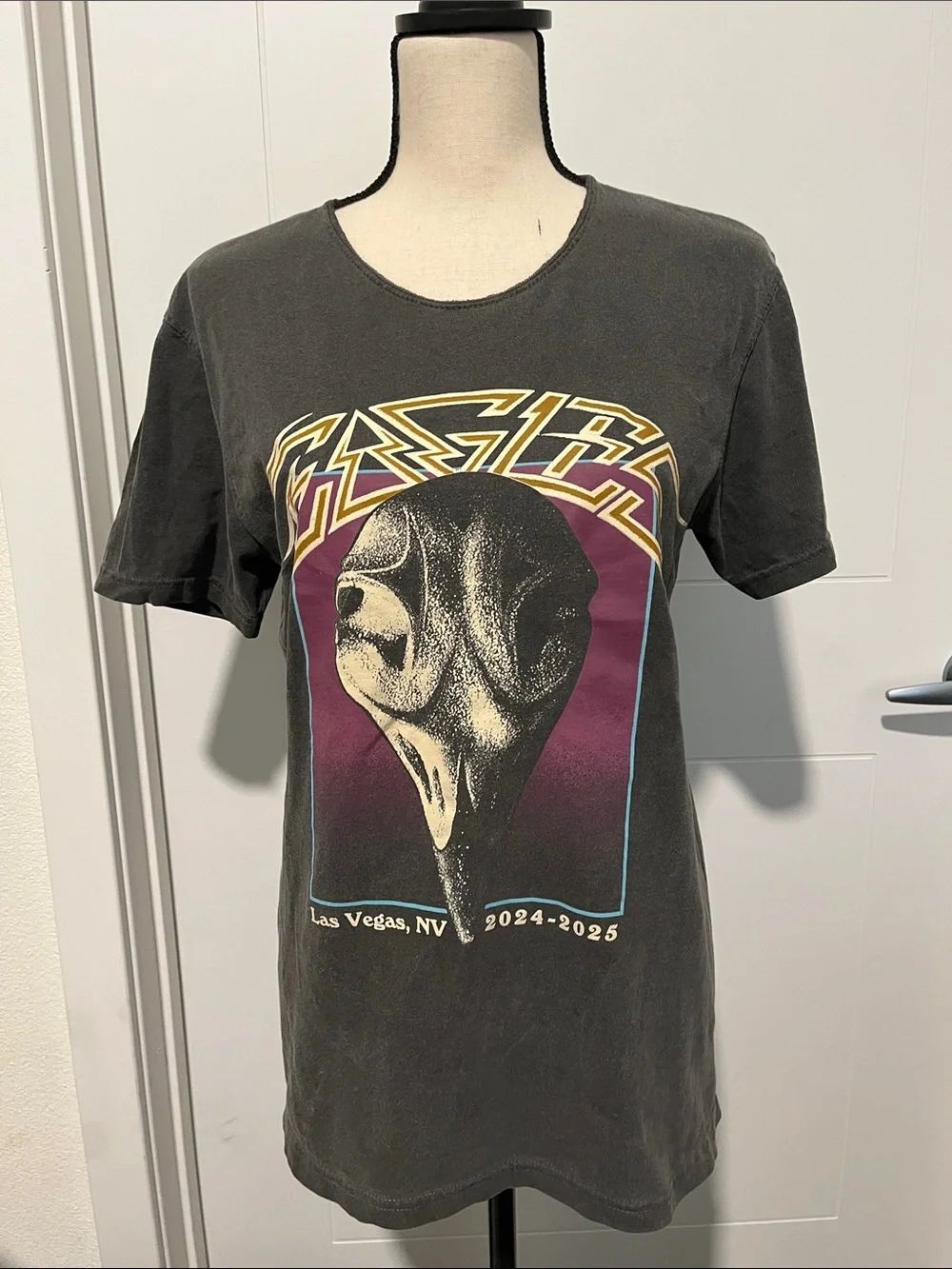 Eagles Band Graphic Distressed Black Graphic Las Vegas NV Sphere 2024-2025